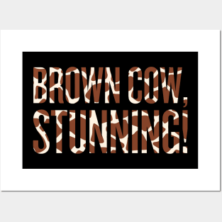 Brown cow, stunning! Posters and Art